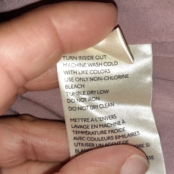 Free People Mauve Swoon Paperbag Faux Leather Skirt Size 12 - Picture 10 of 11